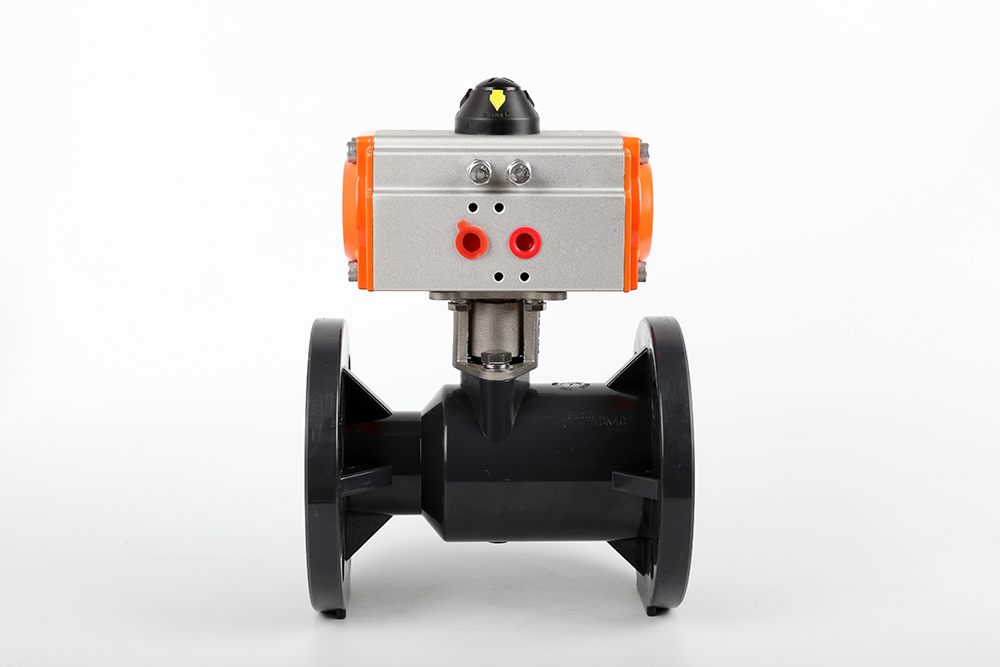 海头镇气动法兰一体球阀